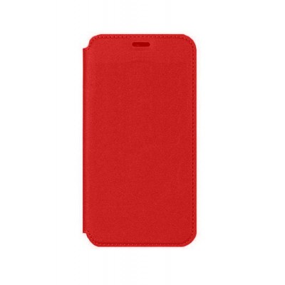 Flip Cover For Moto G4 Plus Red By - Maxbhi Com