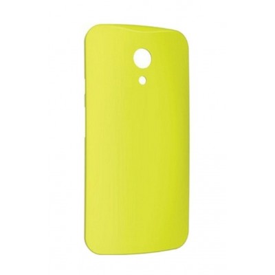 Back Panel Cover For Motorola Moto G Yellow - Maxbhi Com