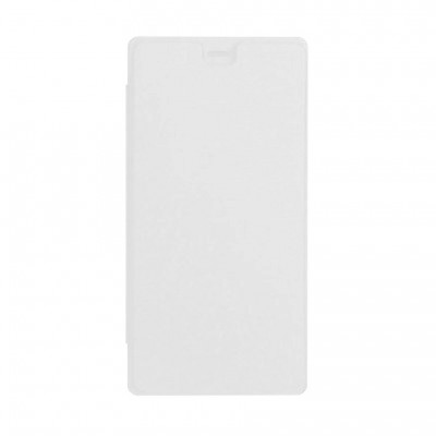 Flip Cover For Alcatel Pixi 4 Silver By - Maxbhi Com