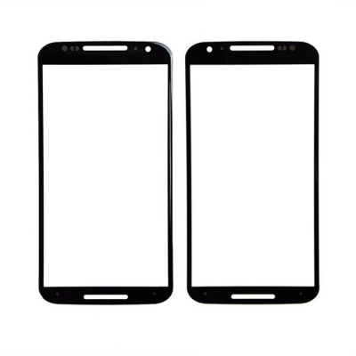 Replacement Front Glass For Motorola Moto X 2nd Gen Blue By - Maxbhi Com