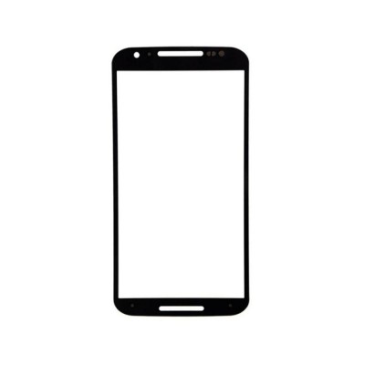 Replacement Front Glass For Motorola Moto X 2nd Gen Blue By - Maxbhi Com