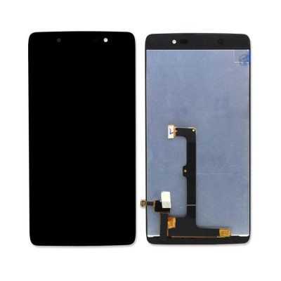 Lcd With Touch Screen For Alcatel Idol 4 Silver By - Maxbhi Com