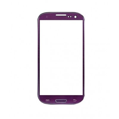 Replacement Front Glass For Samsung Galaxy S Iii Cdma Purple By - Maxbhi Com