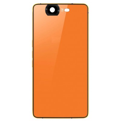 Back Panel Cover For Wiko Highway 4g Orange - Maxbhi Com