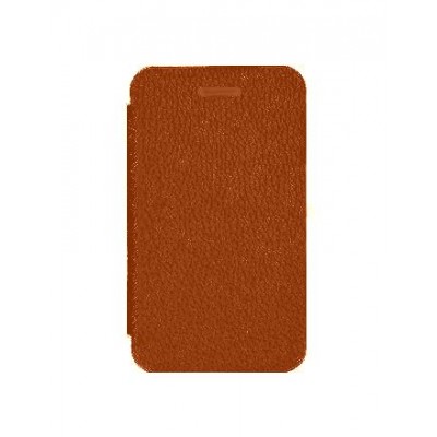 Flip Cover For Micromax X222 Brown By - Maxbhi Com