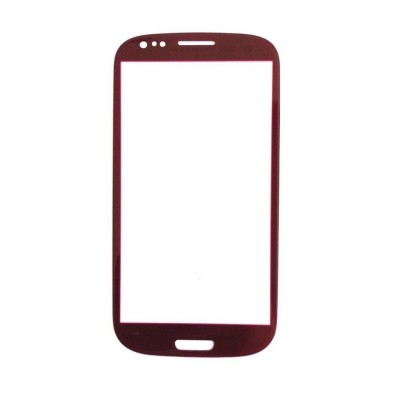 Replacement Front Glass For Samsung I8190n Galaxy S Iii Mini With Nfc Red By - Maxbhi Com