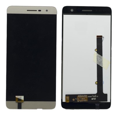 Lcd With Touch Screen For Lava X46 Gold By - Maxbhi Com
