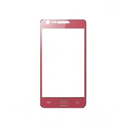 Replacement Front Glass For Samsung Galaxy S2 Function Pink By - Maxbhi Com