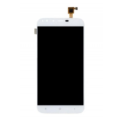 Lcd With Touch Screen For Oukitel U22 White By - Maxbhi Com