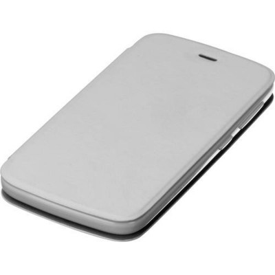 Flip Cover For Celkon Evoke A43 Grey By - Maxbhi Com
