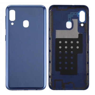 Back Panel Cover For Samsung Galaxy A20e Blue - Maxbhi Com