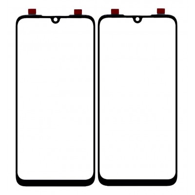 Replacement Front Glass For Xiaomi Redmi Note 7s Black By - Maxbhi Com