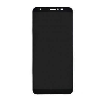Lcd With Touch Screen For Lava Z91 Black By - Maxbhi Com
