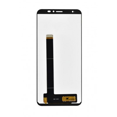 Lcd With Touch Screen For Lava Z91 Black By - Maxbhi Com