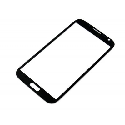 Glass For Samsung Note 2 N7100 Black - Maxbhi Com