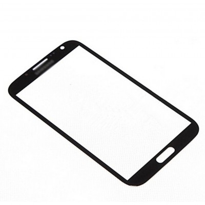 Glass For Samsung Note 2 N7100 Black - Maxbhi Com