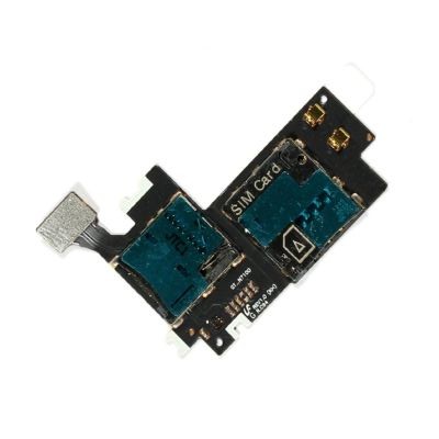Mmc Connector With Sim Card Slot Flex Cable For Samsung Galaxy Note Ii 2 N7100maxbhi Com