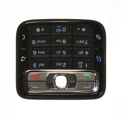 Keypad For Nokia N73 Latin Silver Gray - Maxbhi Com