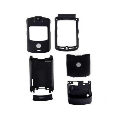Full Body Housing For Motorola Razr V3 Black - Maxbhi Com