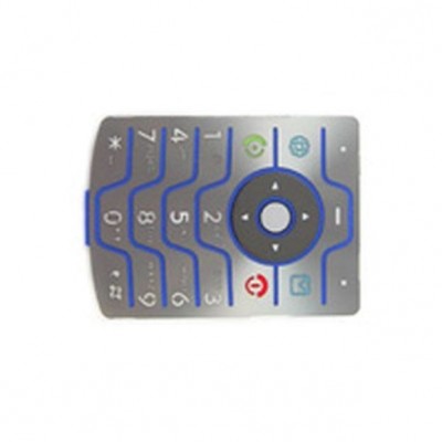 Keypad For Motorola Razr V3 Silver - Maxbhi Com