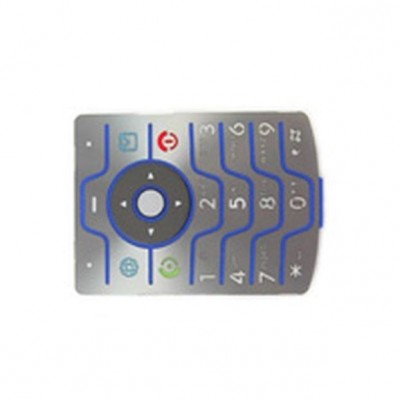 Keypad For Motorola Razr V3 Silver - Maxbhi Com
