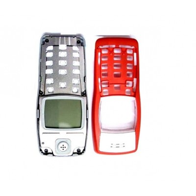 Full Body Housing For Nokia 1100 Grey Orange - Maxbhi Com
