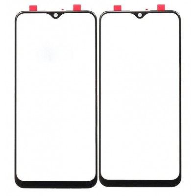 Replacement Front Glass For Vivo Y15 2019 Black By - Maxbhi Com