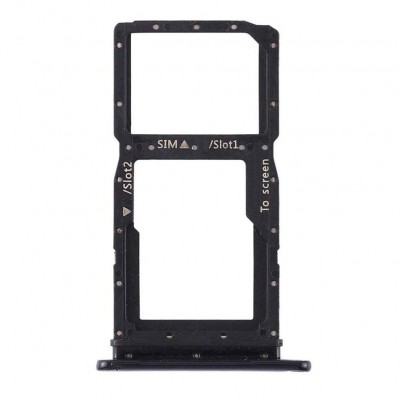 Sim Card Holder Tray For Huawei Y9 Prime 2019 Black - Maxbhi Com