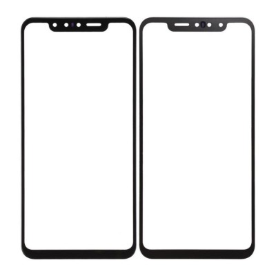Replacement Front Glass For Lg G8s Thinq Black By - Maxbhi Com