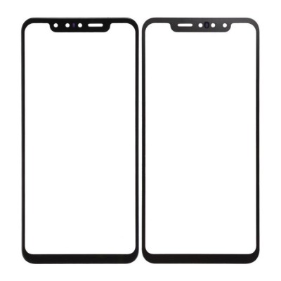 Replacement Front Glass For Lg G8s Thinq Black By - Maxbhi Com