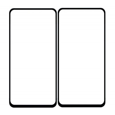 Replacement Front Glass For Samsung Galaxy M40 Black By - Maxbhi Com