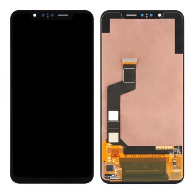 Lcd With Touch Screen For Lg G8s Thinq Black By - Maxbhi Com