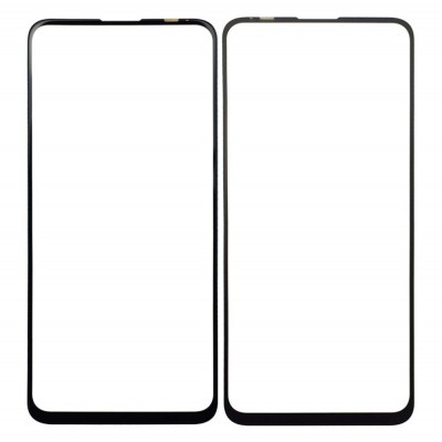Replacement Front Glass For Asus Zenfone 6 Zs630kl Black By - Maxbhi Com