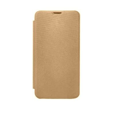 Flip Cover For Intex Aqua Q7n Pro Champagne By - Maxbhi Com