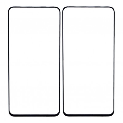 Replacement Front Glass For Oppo Reno 10x Zoom Black By - Maxbhi Com
