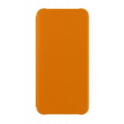 Flip Cover For Huawei Nova 5 Pro Orange By - Maxbhi Com