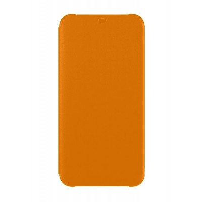 Flip Cover For Huawei Nova 5 Pro Orange By - Maxbhi Com