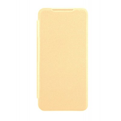 Flip Cover For Panasonic Eluga I7 2019 Gold By - Maxbhi Com