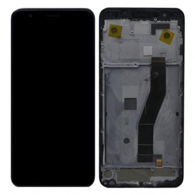 LCD with Touch Screen for Panasonic Eluga I7 2019 Black