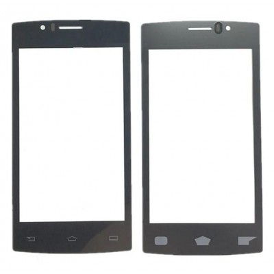 Replacement Front Glass For Philips S307 Black By - Maxbhi Com