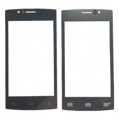 Replacement Front Glass For Philips S307 Grey By - Maxbhi Com