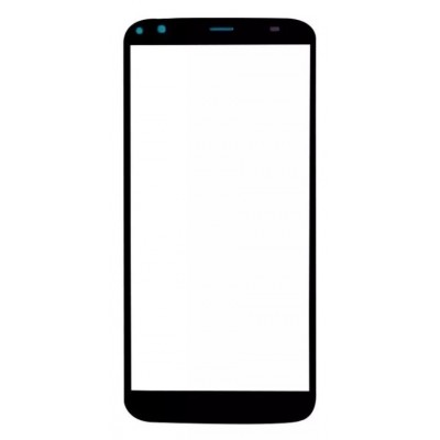 Replacement Front Glass For Blu G5 Black By - Maxbhi Com