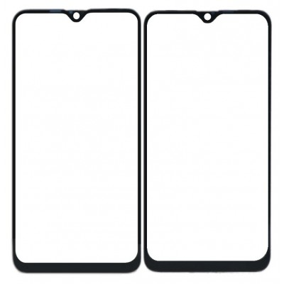 Replacement Front Glass For Realme 3i Black By - Maxbhi Com