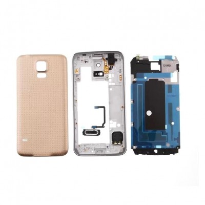 Full Body Housing For Samsung Galaxy S5 Cdma Gold - Maxbhi Com