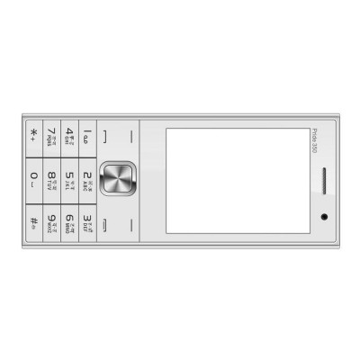 Full Body Housing For Hitech Pride 350 White - Maxbhi Com