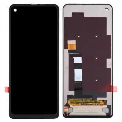 LCD with Touch Screen for Motorola One Action Green
