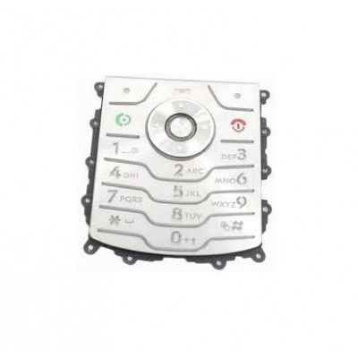 Keypad For Motorola L7 Silver - Maxbhi Com