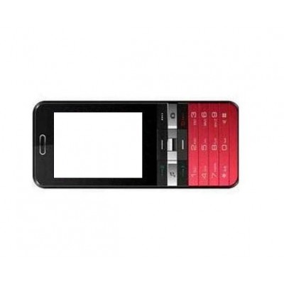 Full Body Housing For Maxx Mx424e Supremo Red Wine Silver - Maxbhi Com