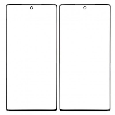 Replacement Front Glass For Samsung Galaxy Note 10 Black By - Maxbhi Com