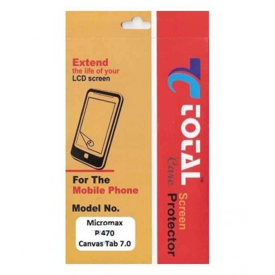 Screen Guard For Micromax Canvas Tab P470 Ultra Clear Lcd Protector Film - Maxbhi.com